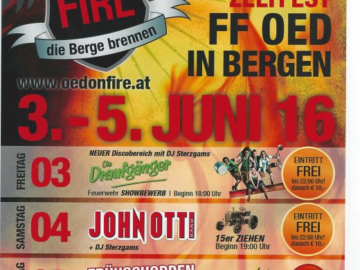 "Die Berge brennen" wieder!