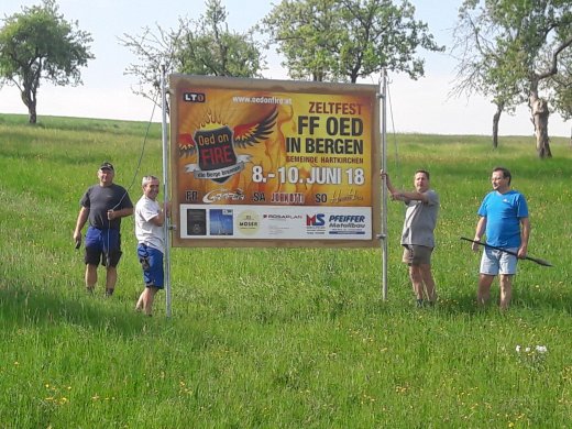 Plakatierungsarbeiten