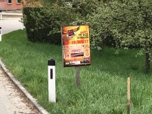 Plakatierungsarbeiten für das Fest 2017