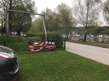 Plakatierungsarbeiten für das Fest 2017